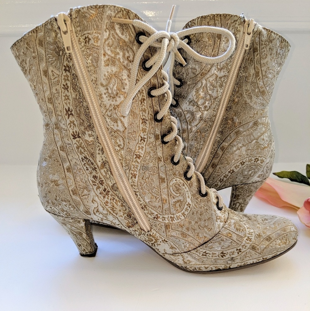 Victorian Style heeled boots